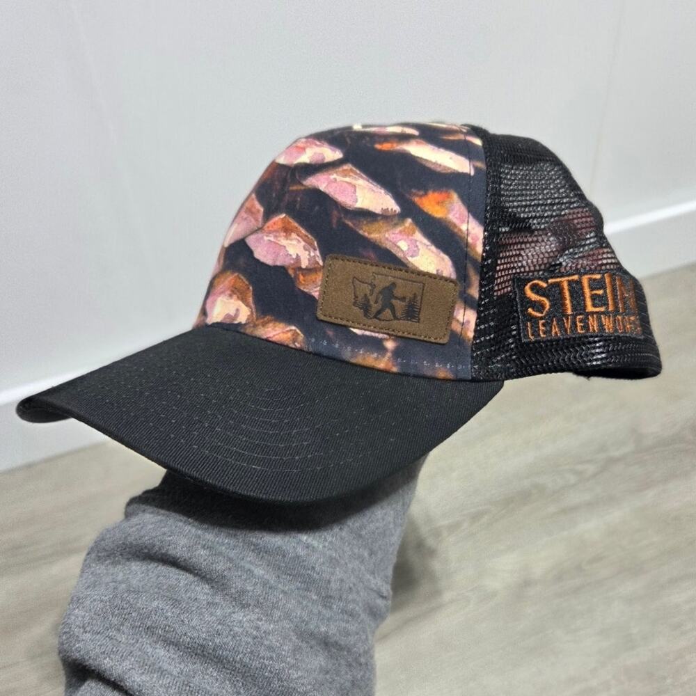Ouray Stein Leavenworth Trucker Hat Black & Purple